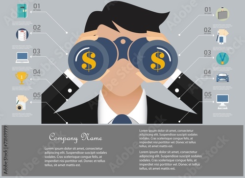 Business infographic elements