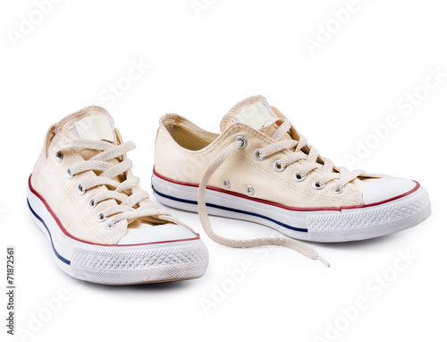 sneakers isolated on white
