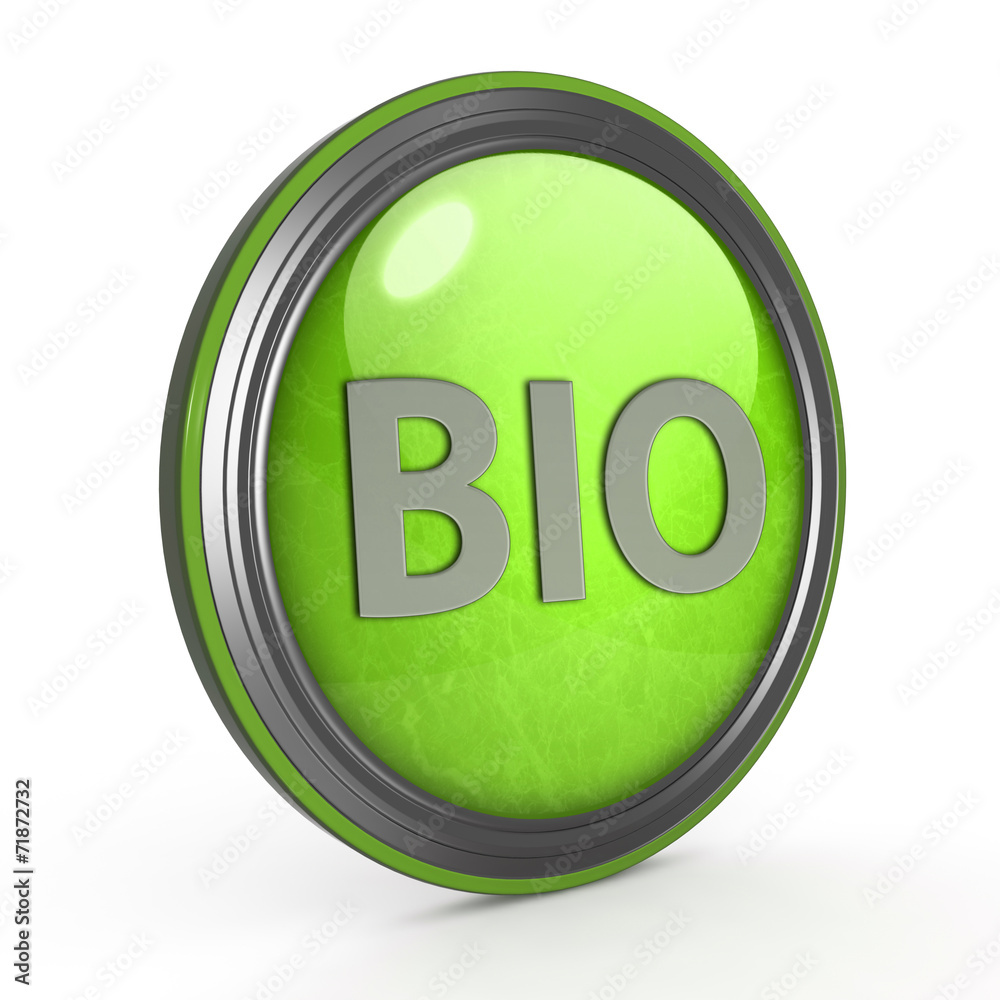 Bio circular icon on white background Bio circular icon on white background