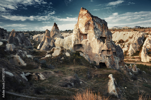 Ancient stone houses of Cappadocia