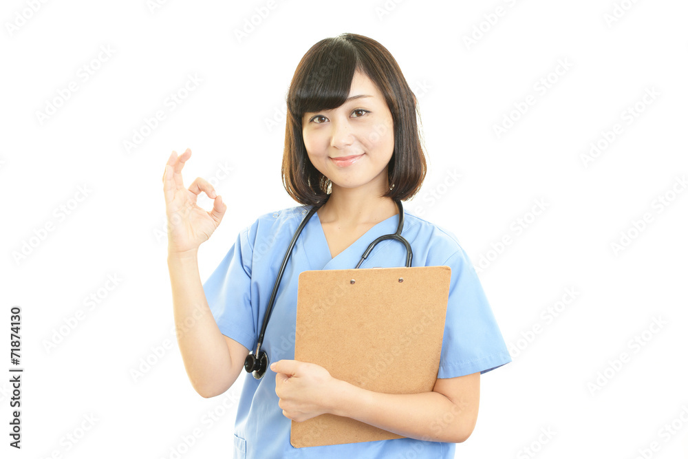 笑顔の女医 笑顔の女医