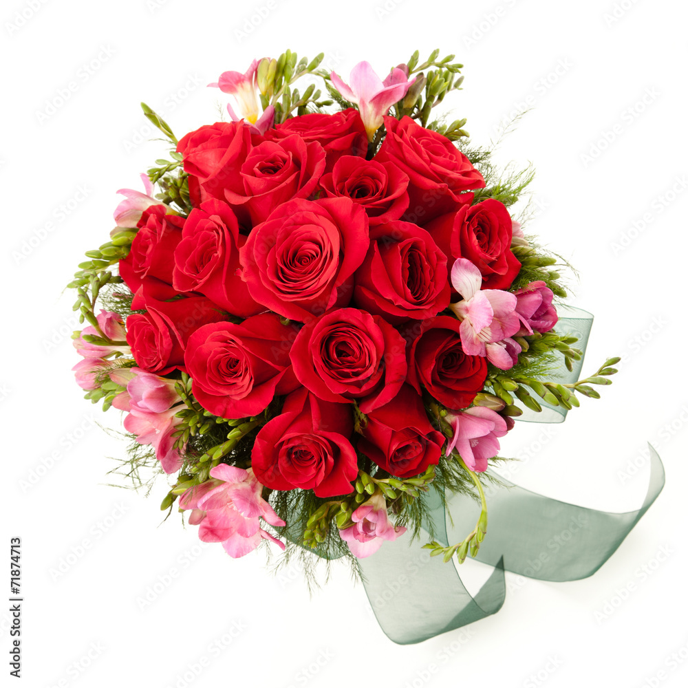 Bouquet seen from above Bouquet seen from above