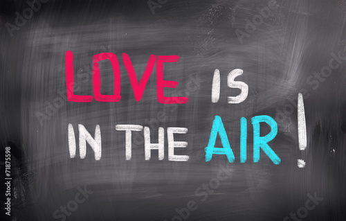 Love Is In The Air Concept