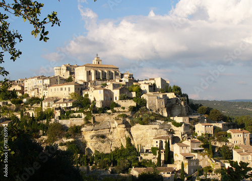 Schilderij op canvas Gordes - Lubéron