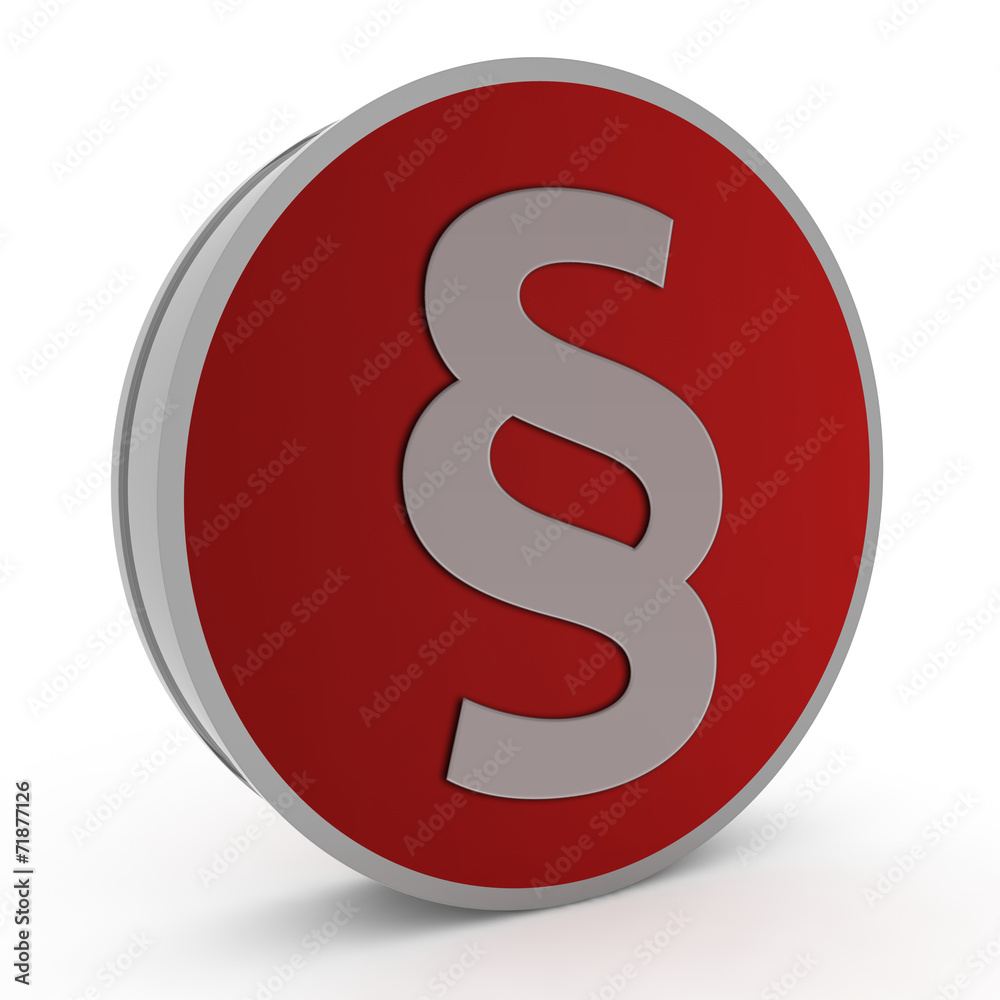 Law circular icon on white background