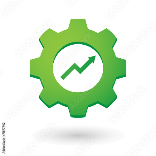 Gear icon with a graph