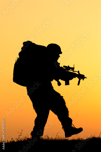 Soldier silhouette