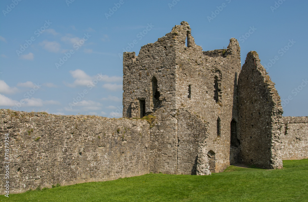 Ruined Welsh Castle