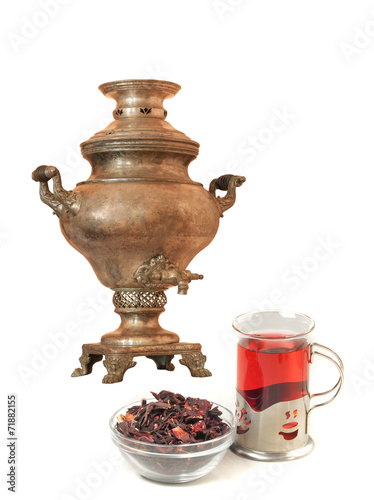 samovar and tea