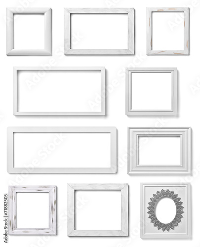 white frame wood background image