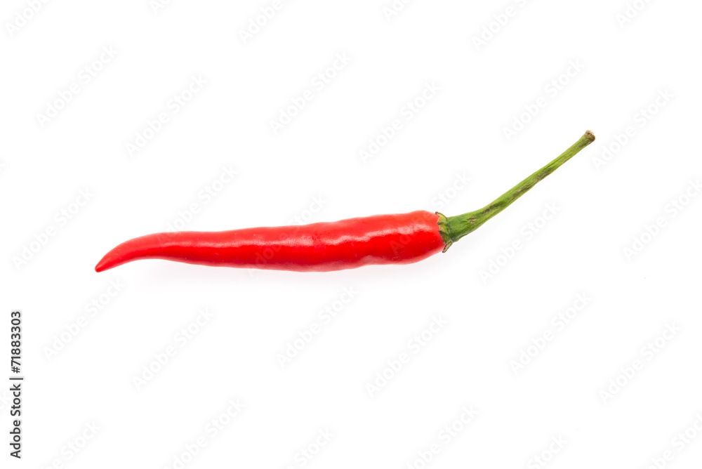 Chilli isolated on white Chilli isolated on white