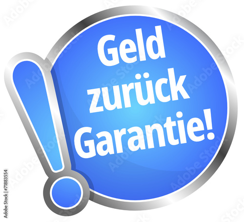 Geld zurück Garantie