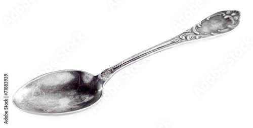 Fotografie Spoon isolated on white