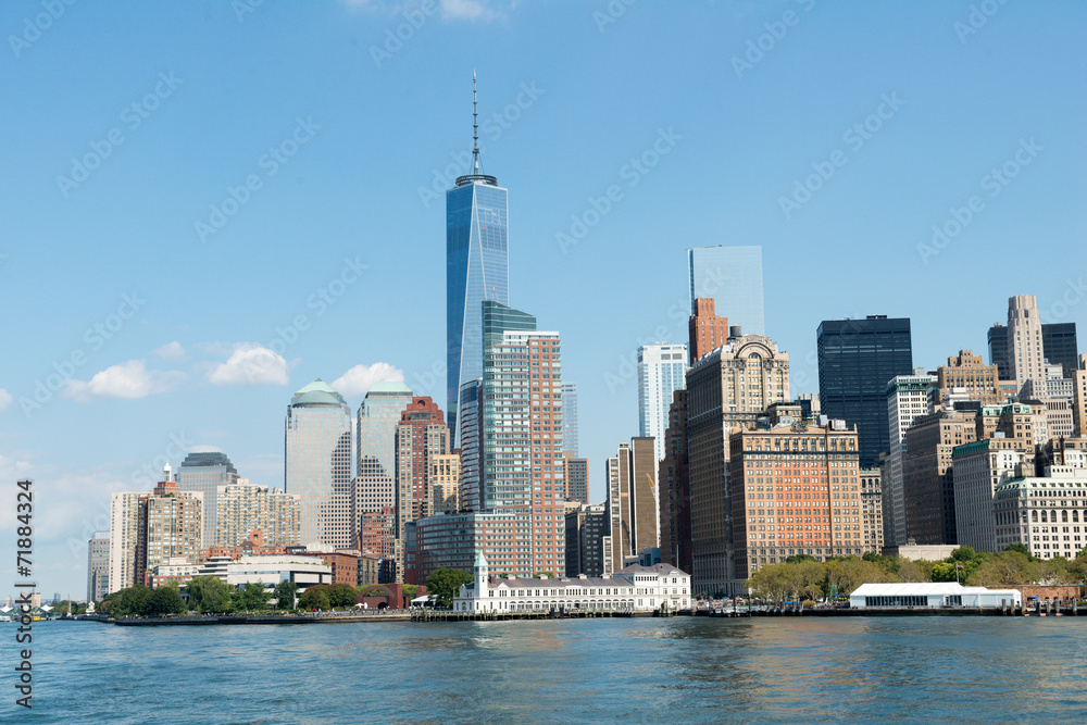 Naklejka premium Une visite de New York