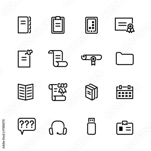 computer icon set
