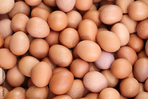 fresh eggs for sale at a market