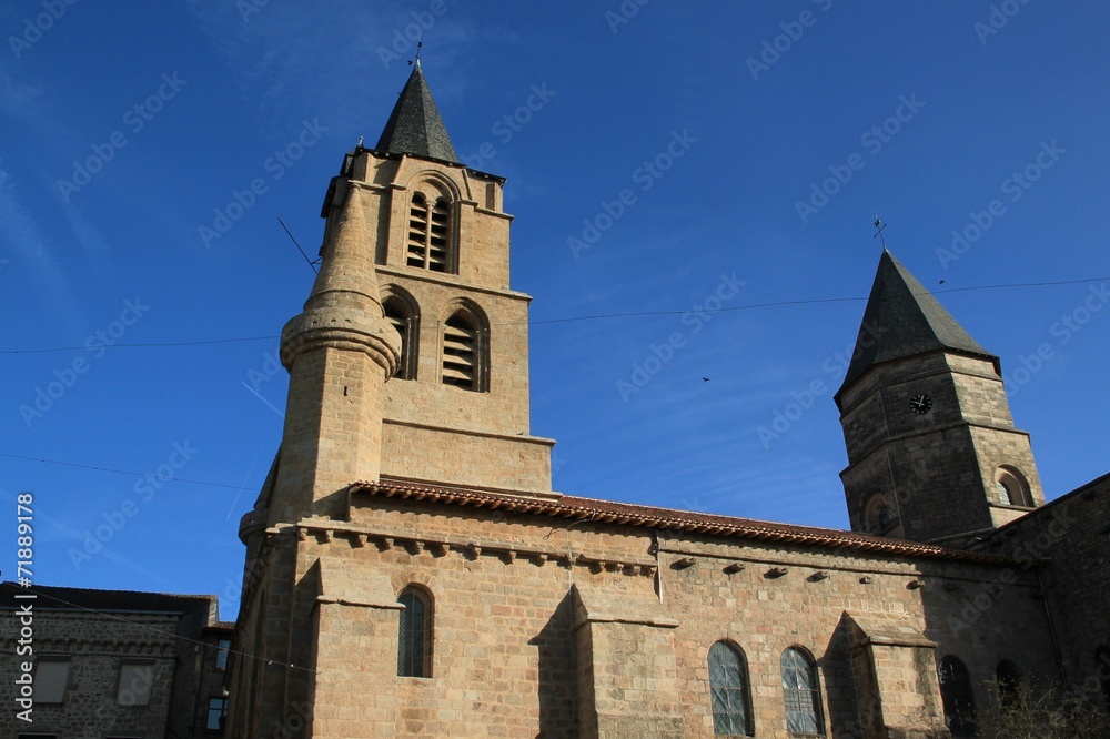 Clocher de l'église de Saint-Junien.(Haute-Vienne)