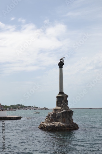 Plakat w ramie Monument to the Scuttled Warships in Sevastopol