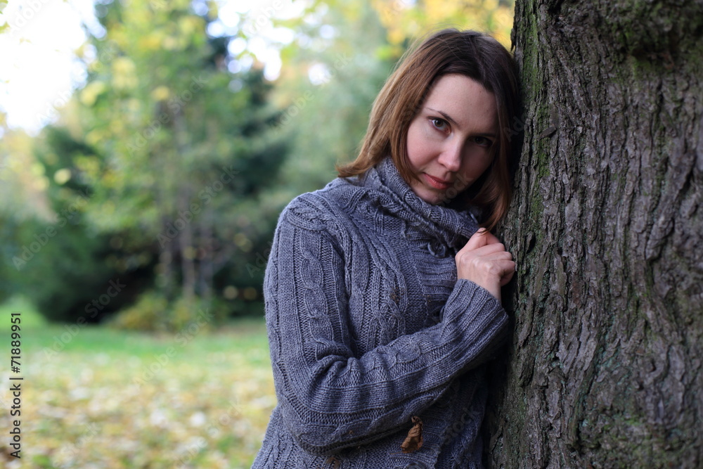 Autumn woman portrait Autumn woman portrait