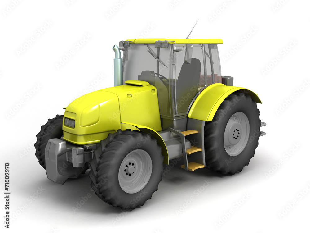 Naklejka premium Tractor