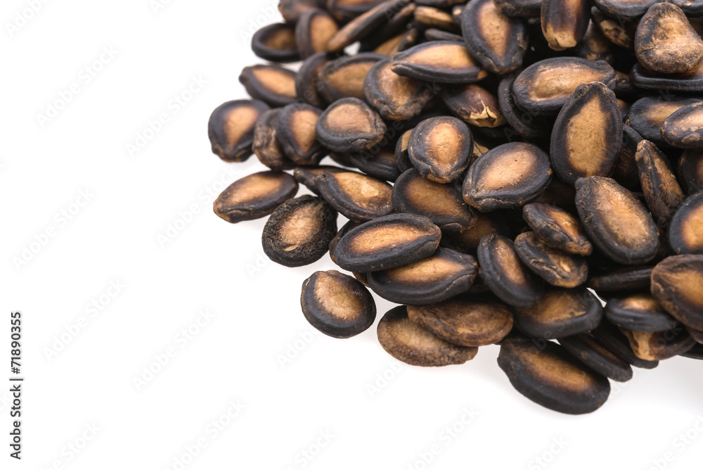 Obraz premium watermelon seed isolated on white background