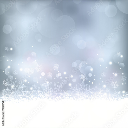 Blue Christmas  winter background