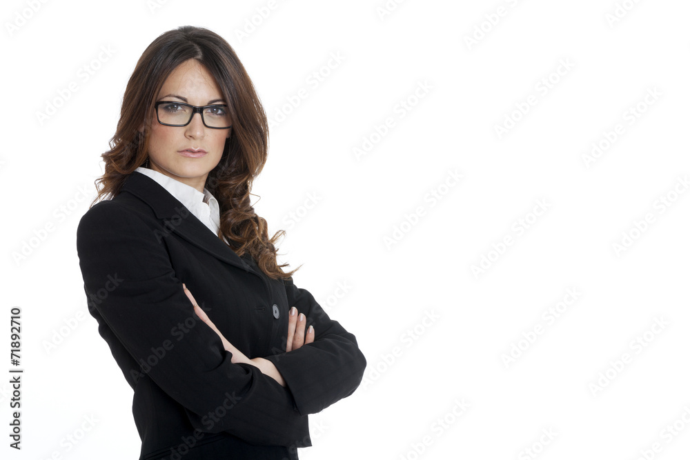Portrait of a young attractive business woman Portrait of a young attractive business woman