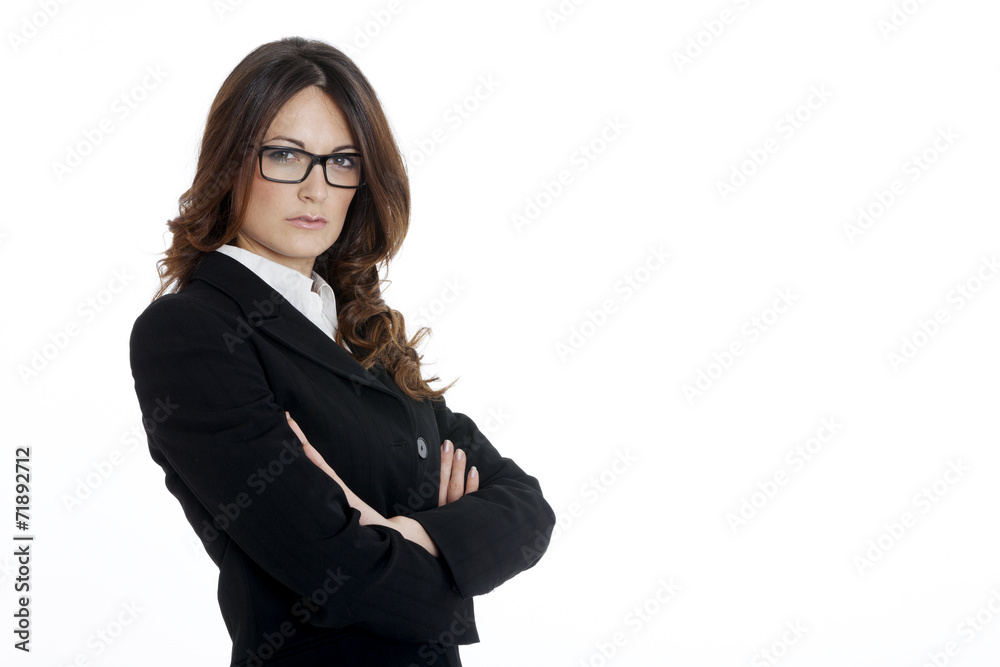 Portrait of a young attractive business woman Portrait of a young attractive business woman