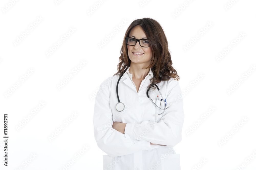 medical doctor woman with stethoscope medical doctor woman with stethoscope