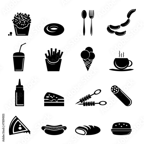 Fast Food Icons