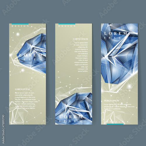 banners set with diamond element