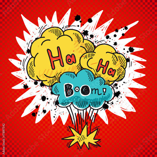 Comic speech bubble