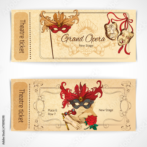 Theatre sketch tickets