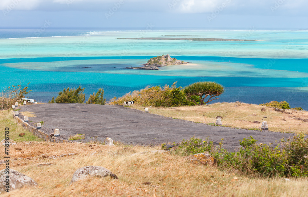 route rodriguaise et île Hermitage