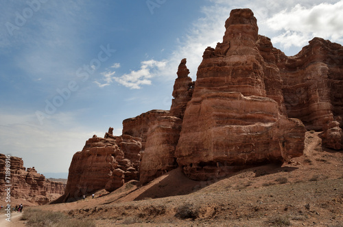 Valley of Castles in Sharyn Canyon