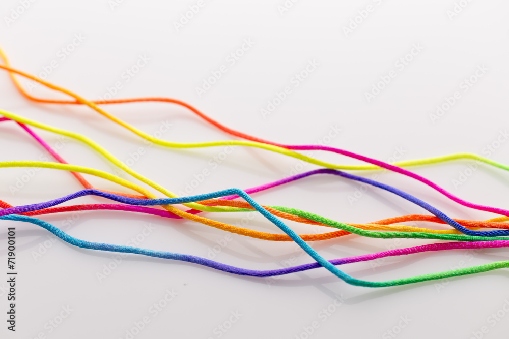 Bright floss. Bright floss.