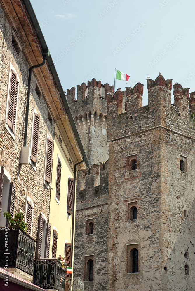 Rocca Scaligera is a castle in Sirmione on Lake Garda.