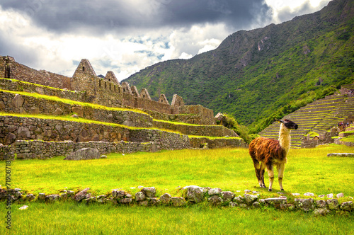 Inca city Machu Picchu (Peru) photo