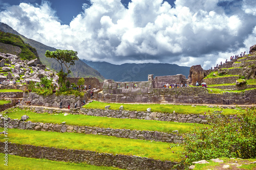 Inca city Machu Picchu (Peru) photo