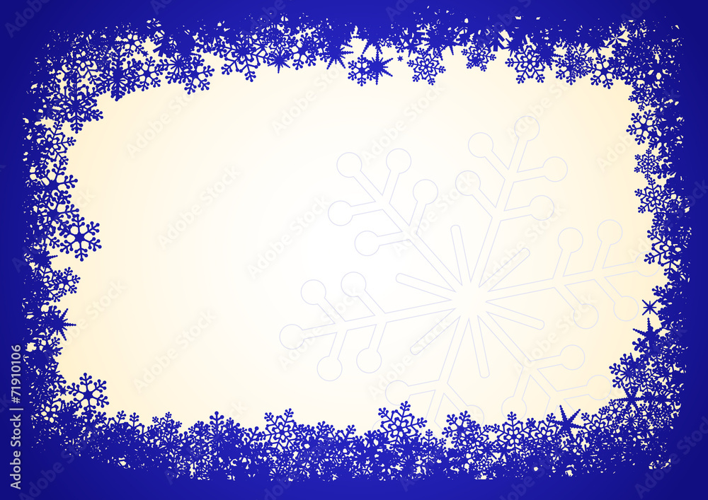 Fototapeta premium Christmas frame