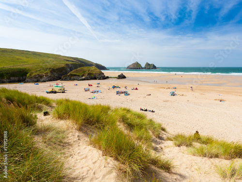 Holywell Bay Cornwall photo