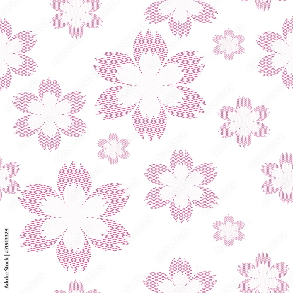 seamless background with flowers