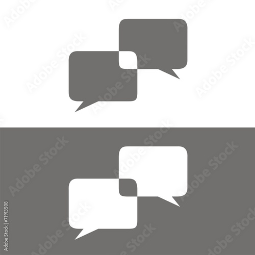 Icono comunicación 2 BN