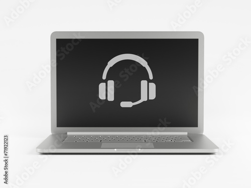 Laptop Contact Icon