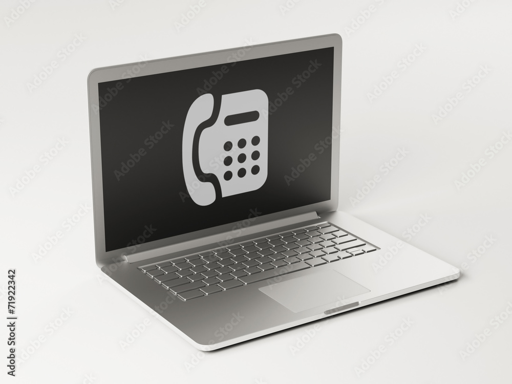 Laptop Contact Icon