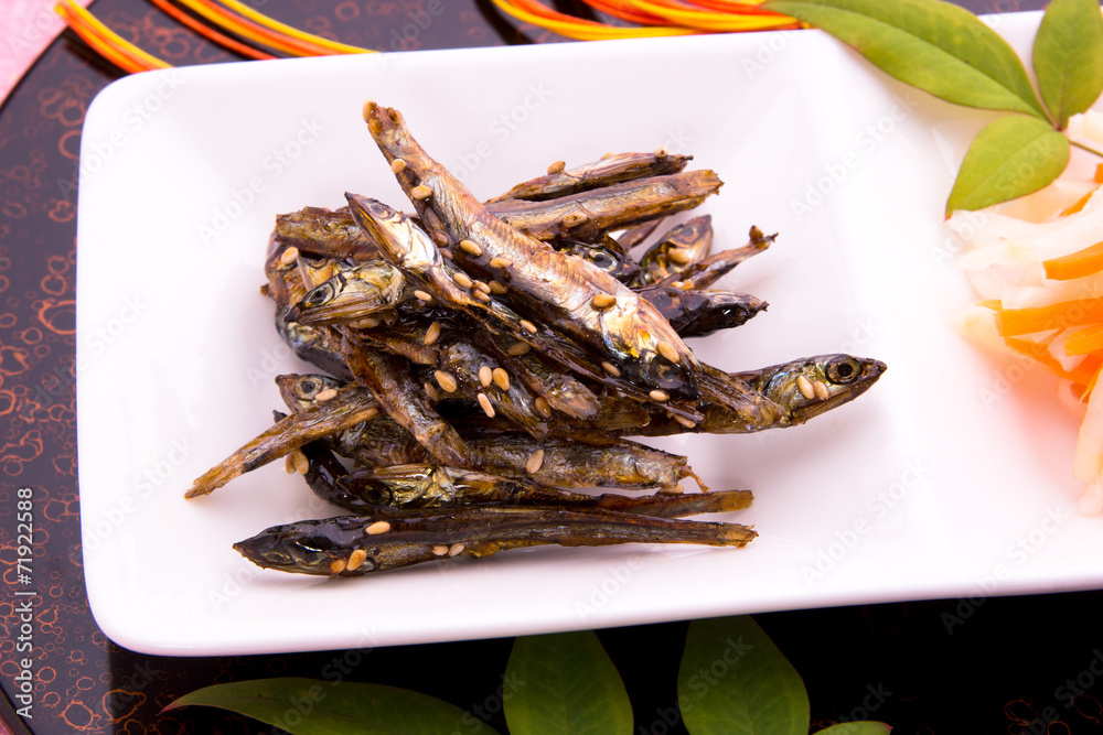 おせち料理　田作り