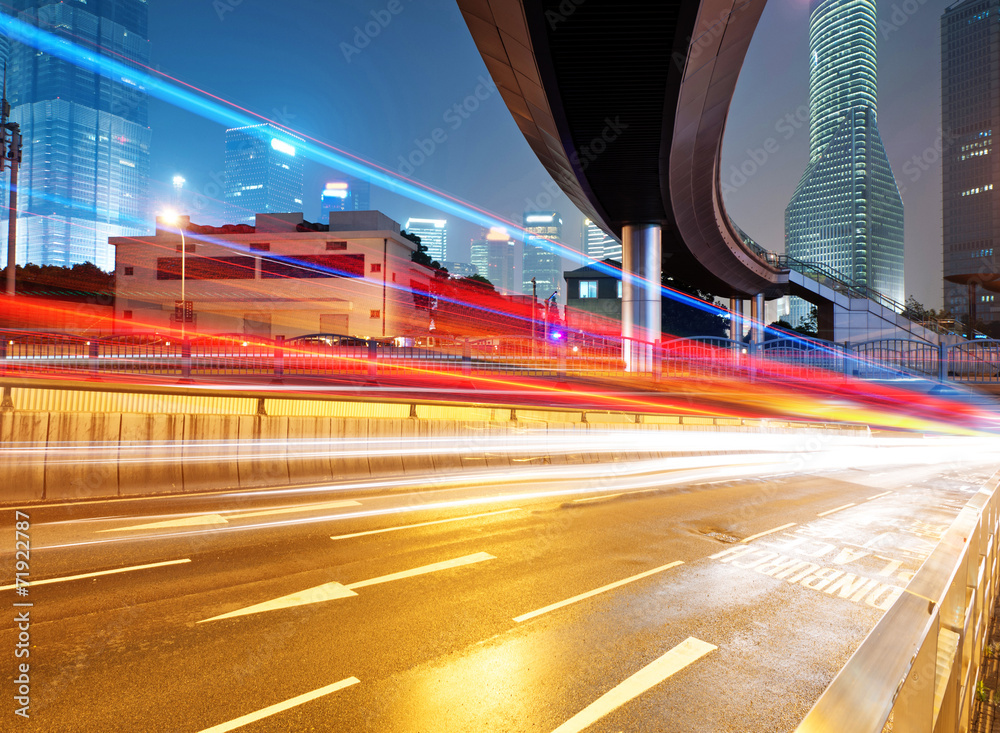 Fototapeta premium the light trails