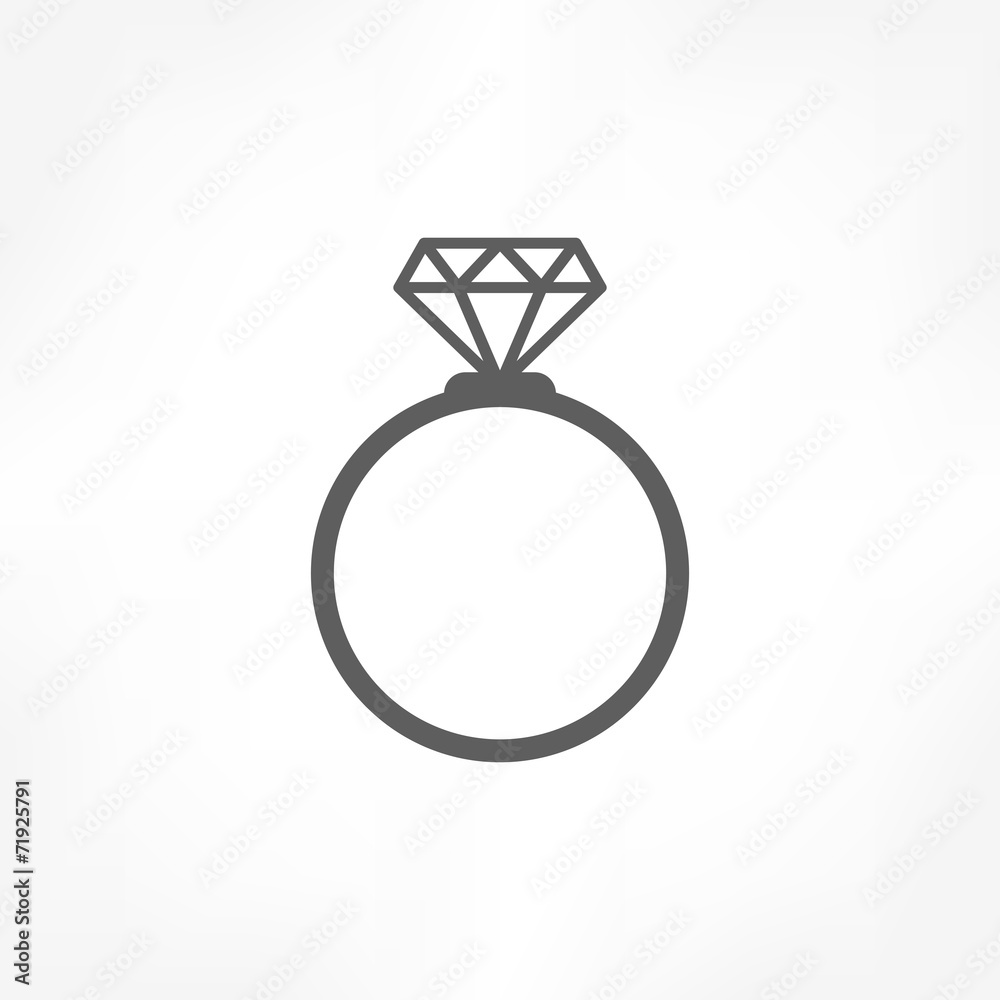 diamond ring icon