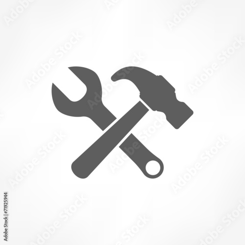 hammer wrench icon