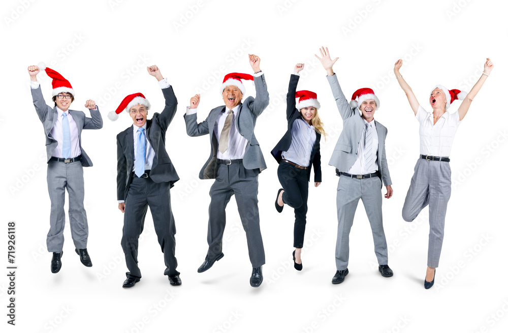 Obraz premium Group of Business People Celebrating